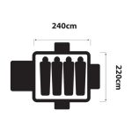 Oztrail Tasman 4V Tent