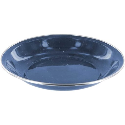 Highlander Deluxe Enamel Soup Plate - Navy