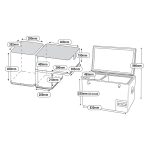 National Luna Legacy Smart NL90 Stainless Steel Fridge