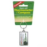 Coghlans Zipper Pull - Thermometer & Compass Key Ring