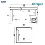 KampCo Fridge 78L