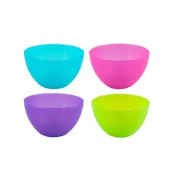 LeisureQuip Bowl 14cm Transparet Polyprop Set
