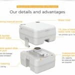 Seaflo Multifunctional portable outdoor Toilet