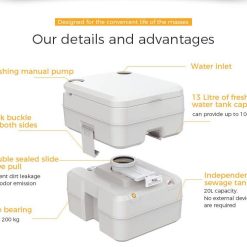 Seaflo Multifunctional portable outdoor Toilet
