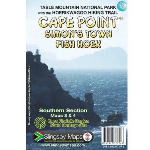 Slingsby Map Simons Town Cape Point