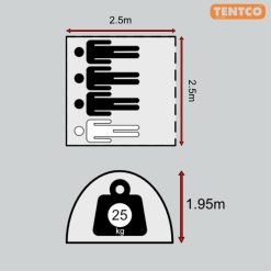 Tentco Junior Safari Bow Deluxe Tent-camping tent