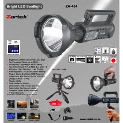 Zartek Bright Spotlight 2000L with Red Light